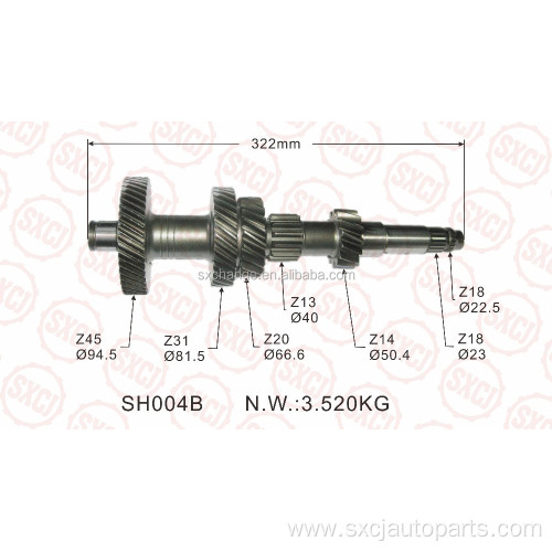 direct transmission counter shaft for Japanese car